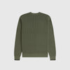Fred Perry Waffle Stitch Jumper - Laurel Wreath Green - Back