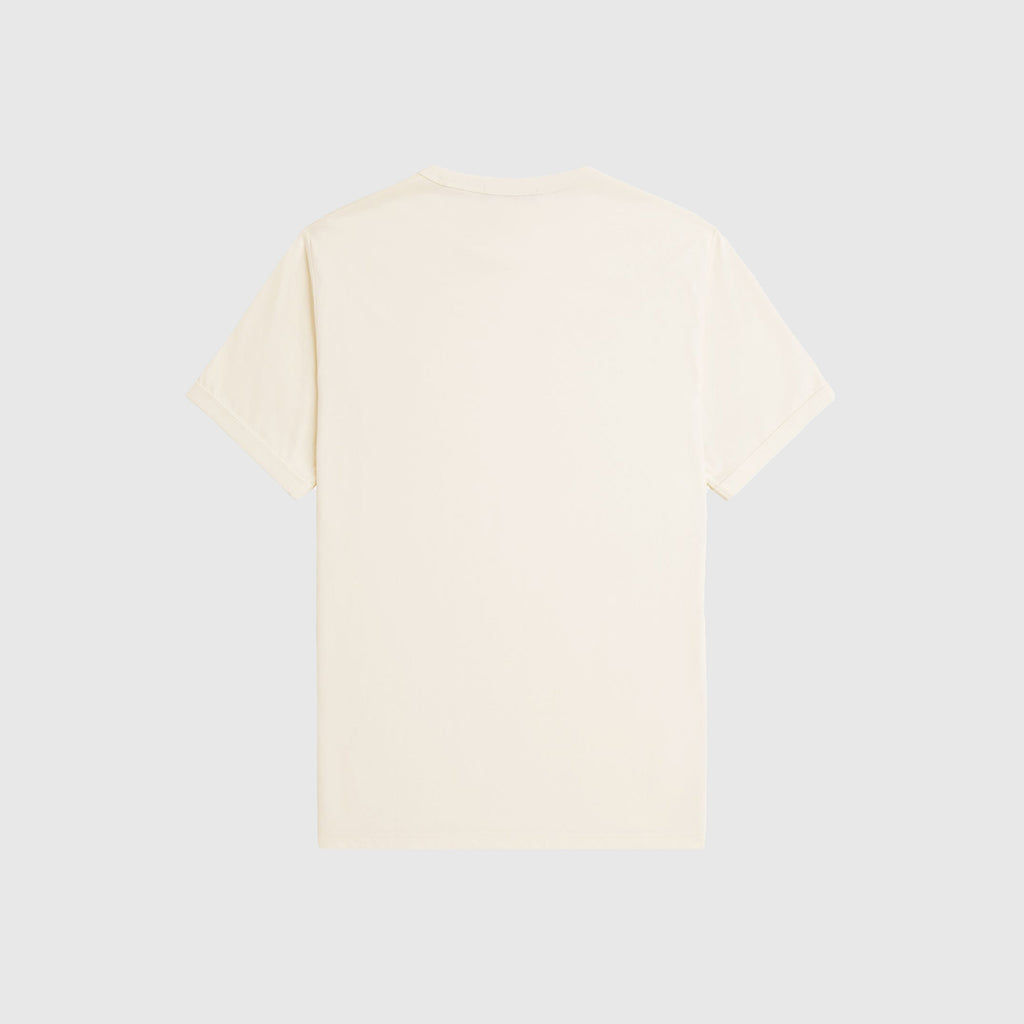 Fred Perry Ringer T-Shirt - Ecru - Back