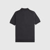 Fred Perry Classic Knitted Shirt SS - Dark Grey Marl - Back