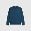 Fred Perry Crew Neck Sweatshirt - Dark Petrol / Shaded Stone - Front