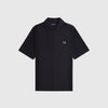 Fred Perry Mesh Panel Shirt - Black - Front