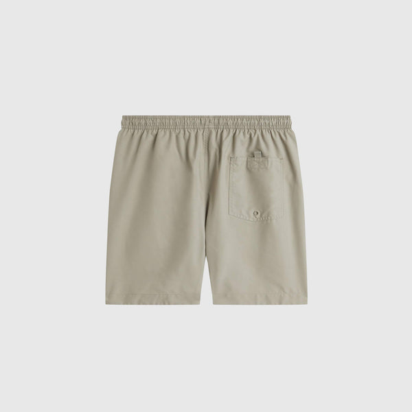 Fred Perry Classic Swimshort - Warm Grey / Black - Back