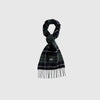 Fred Perry Lambswool Tartan Scarf - Black