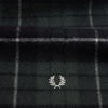 Fred Perry Lambswool Tartan Scarf - Black
