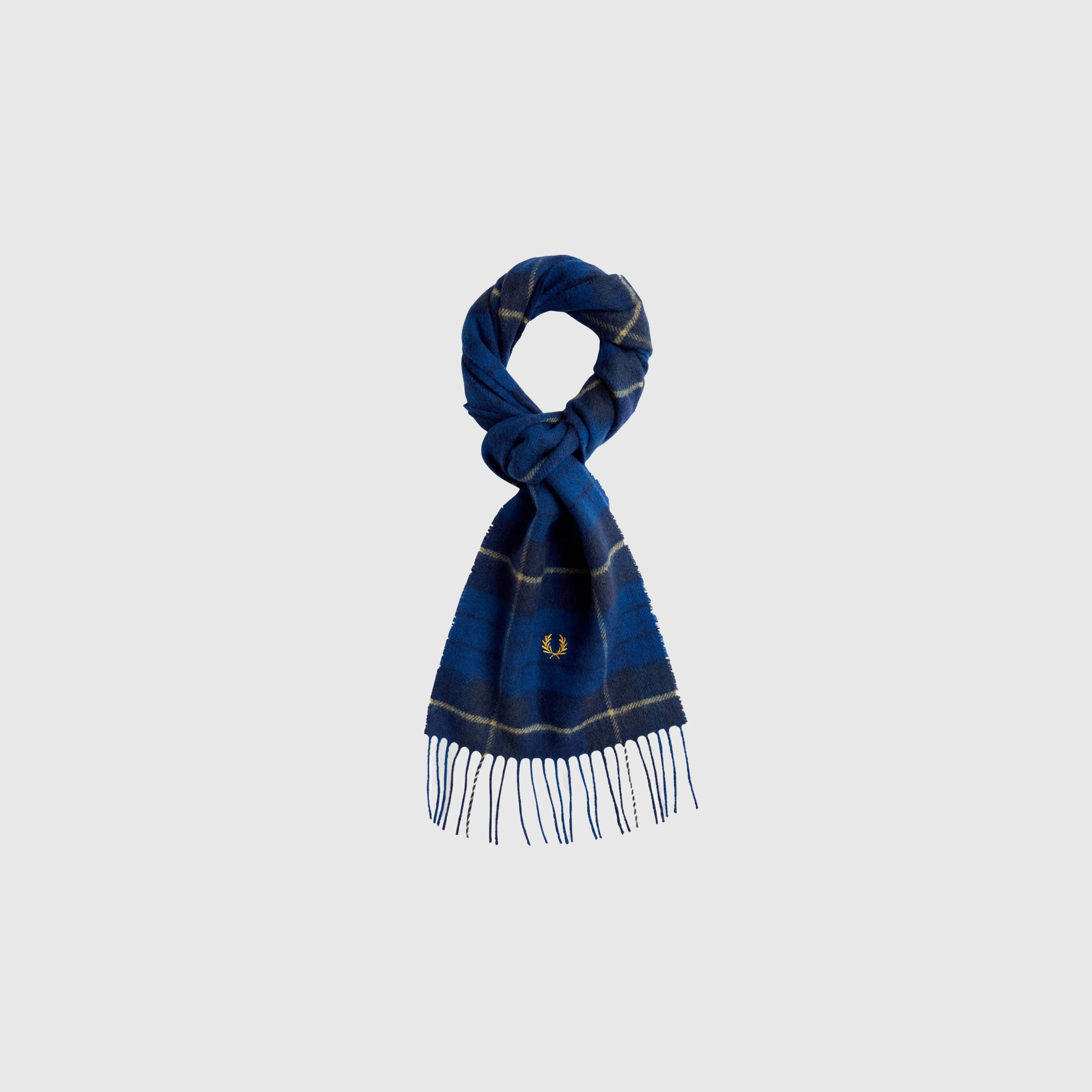 Fred Perry Winter Tartan Scarf Fred Perry Lambswool Tartan