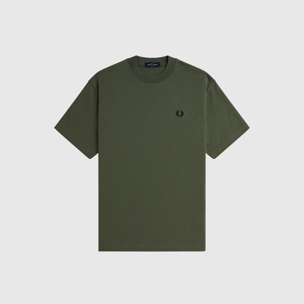 Fred Perry Relaxed Tee - Laurel Wreath Green - Front