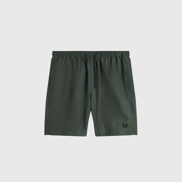 Fred Perry Classic Swimshort - Court Green - Front