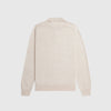 Fred Perry Classic Knitted Shirt - Porridge Marl - Back