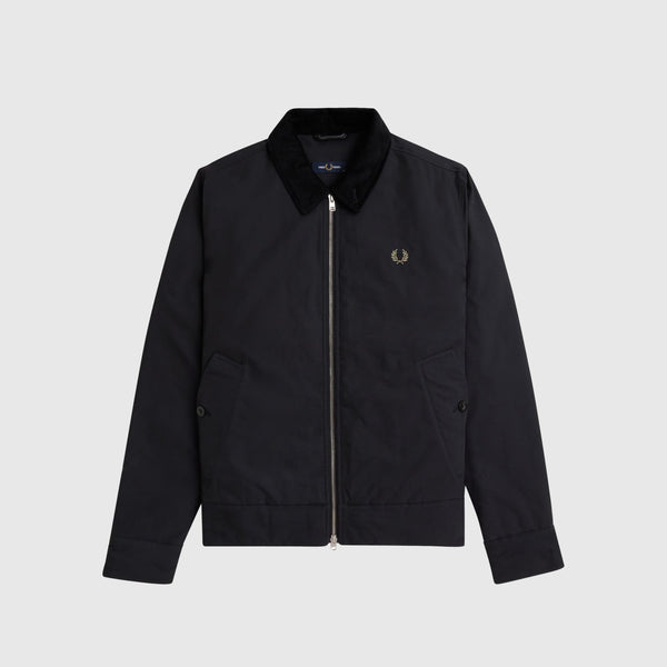 Fred Perry The Caban Jacket - Black - Front