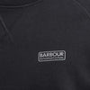 Barbour Essential Crew Neck Sweater - Black - Front Left