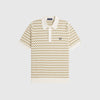 Fred Perry Boucle Jacquard Knitted Shirt - Ecru - Front
