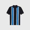 Fred Perry Woven Mesh Relaxed Polo - Black - Front