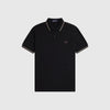 Fred Perry Twin Tipped Fred Perry Shirt - Black / Warm Grey / Brick - Front