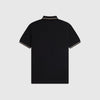 Fred Perry Twin Tipped Fred Perry Shirt - Black / Warm Grey / Brick - Back