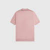 Fred Perry Texture Front Knitted Shirt - Dusty Rose Pink - Back