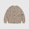 Frizmworks Heavy Wool Round Cardigan - Oatmeal - Front