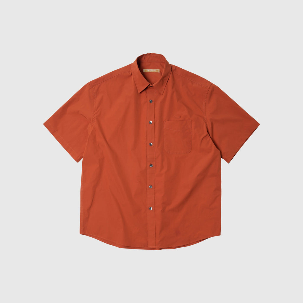 Frizmworks OG Poplin Oversized Shirt - Brick - Front