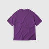 Frizmworks OG Double Rib Oversized Tee - Purple - Back