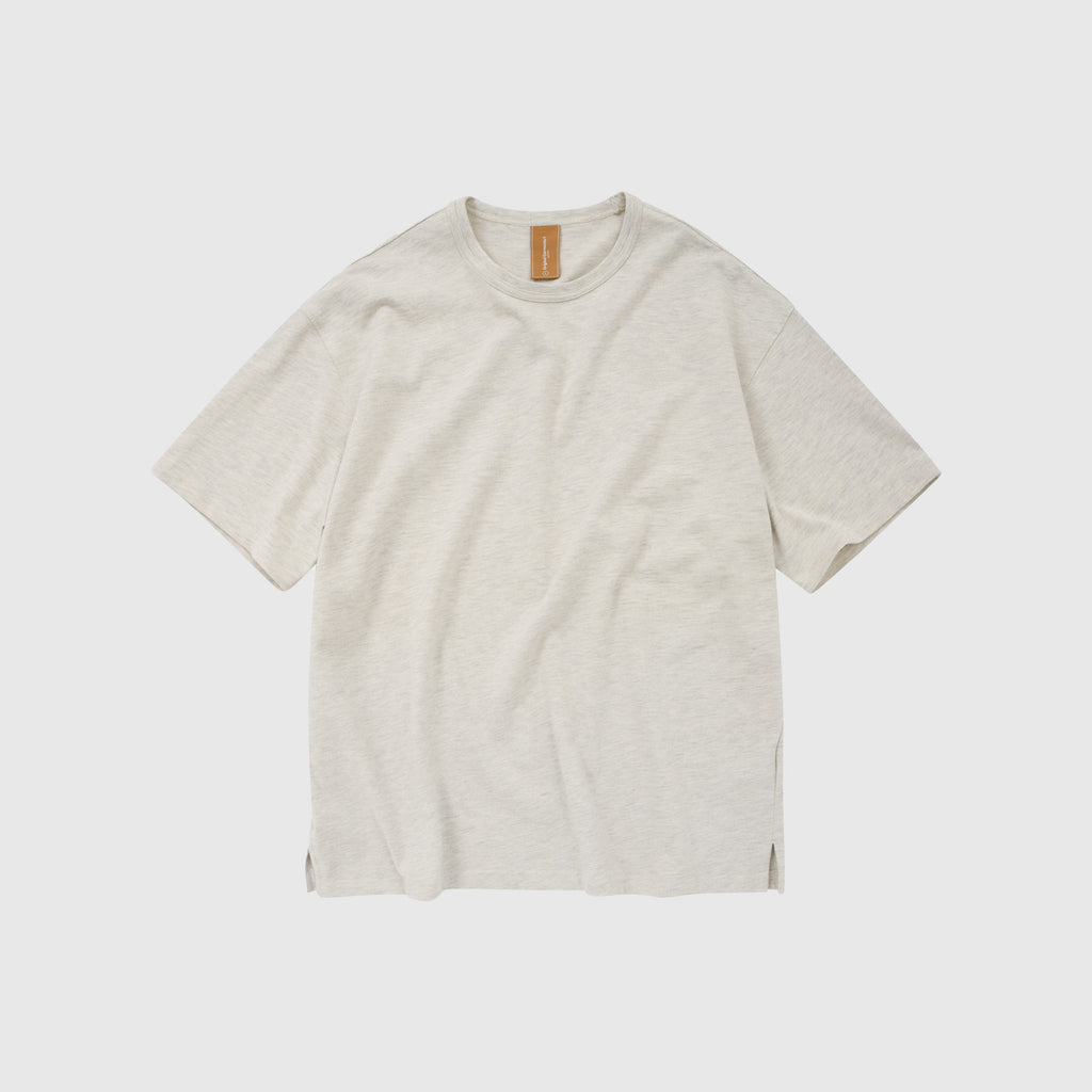 Frizmworks OG Double Rib Oversized Tee - Oatmeal - Front