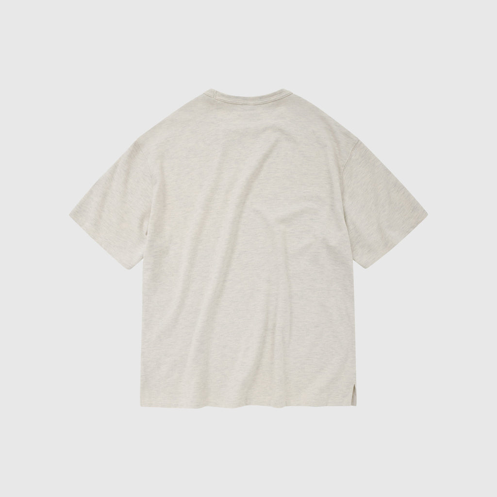 Frizmworks OG Double Rib Oversized Tee - Oatmeal - Back