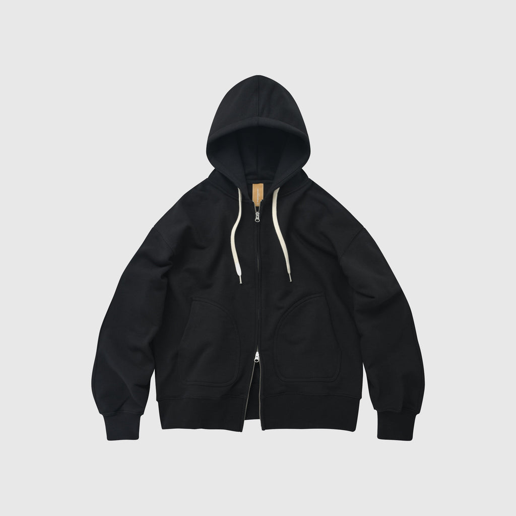 Frizmworks OG Heavyweight Hood Zipup Parka - Black - Front