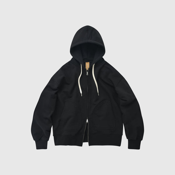 Frizmworks OG Heavyweight Hood Zipup Parka - Black - Front