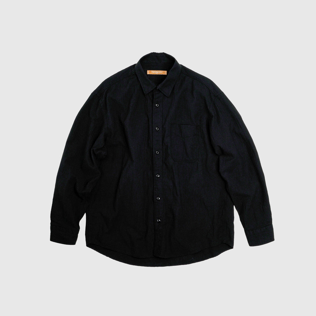 Frizmworks OG Dobby Weave Seersucker Shirt - Black - Front