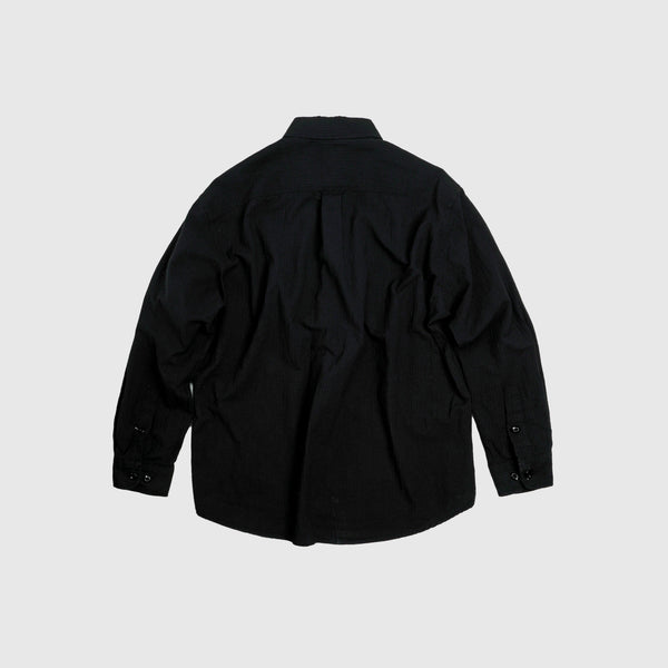 Frizmworks OG Dobby Weave Seersucker Shirt - Black - Back