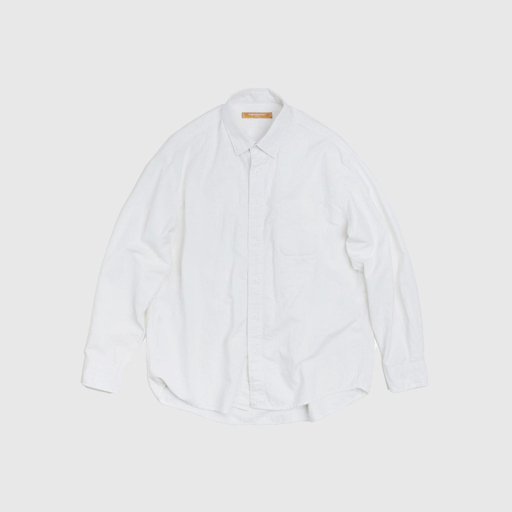 Frizmworks OG Dobby Weave Seersucker Shirt - White - Front