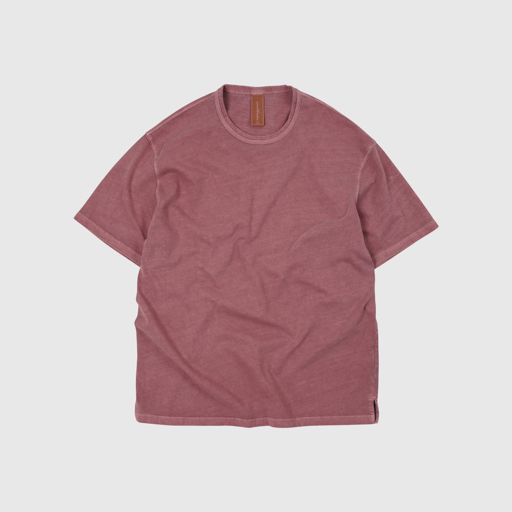 Frizmworks OG Pigment Dying Half Tee - Pink - Front