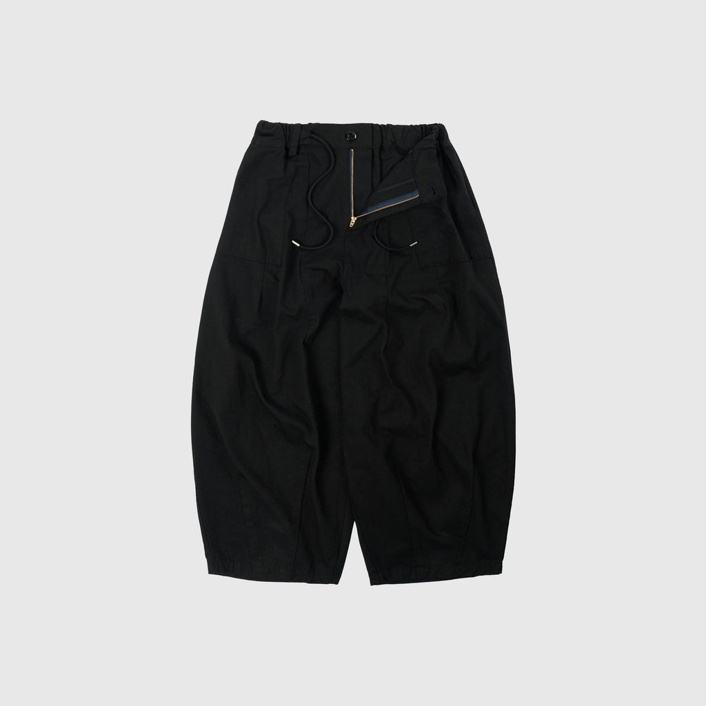 Frizmworks Twill Balloon Pants - Black - Front Open