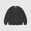 Frizmworks Heavy Wool Round Cardigan - Forest Green - Front