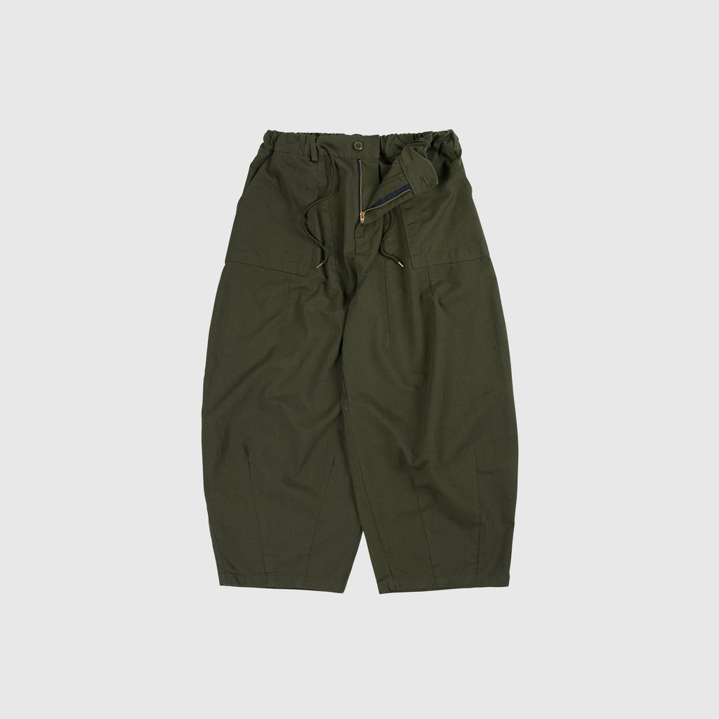 Frizmworks Twill Balloon Pants - Olive - Front