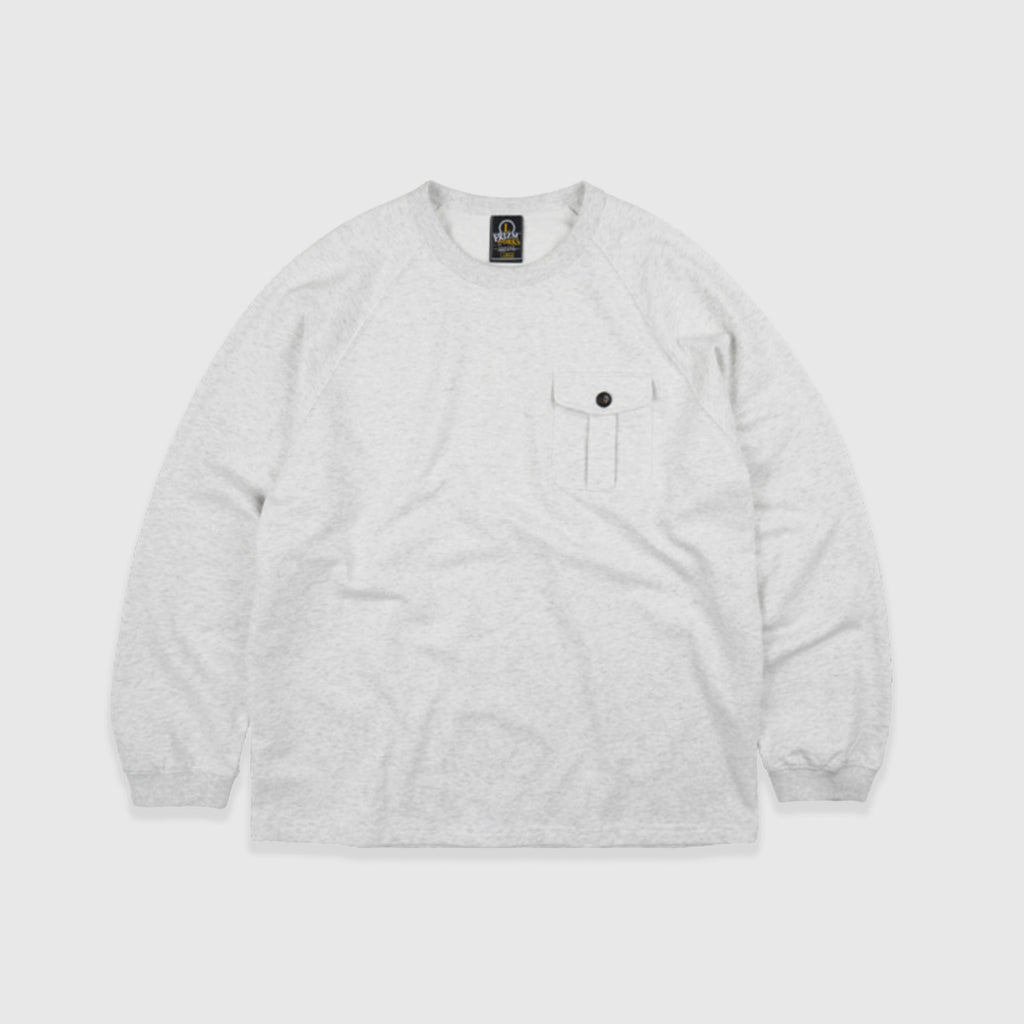Frizmworks Army Pocket Long Sleeve - White Melange - Front