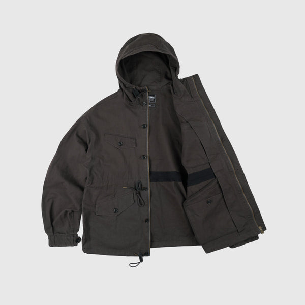 Frizmworks French M47 Parka - Charcoal - Front Open