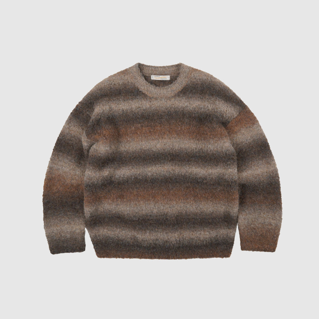 Frizmworks Gradation Boucle Knit - Brown - Front