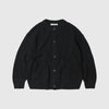 Frizmworks Heavy Wool Round Cardigan - Black - Front