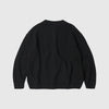 Frizmworks Heavy Wool Round Cardigan - Black - Back