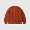 Frizmworks Heavy Wool Round Cardigan - Brick - Back