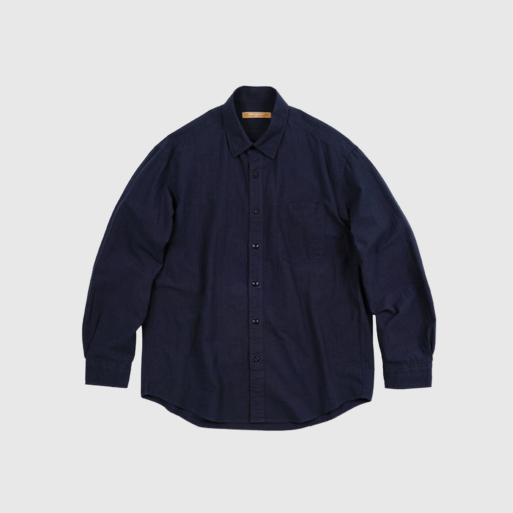 Frizmworks OG Dobby Weave Seersucker Shirt - Navy - Front