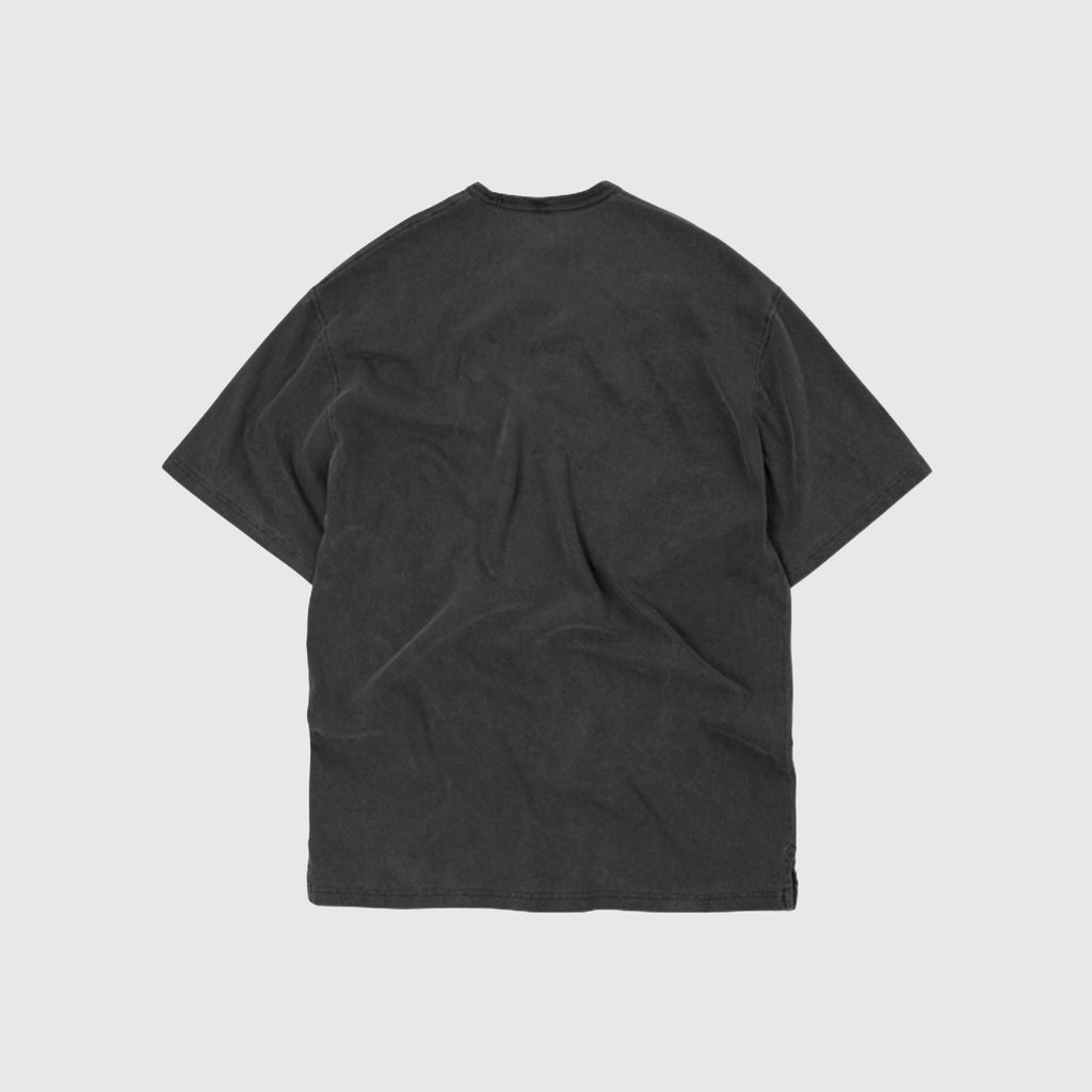 Frizmworks OG Pigment Dyeing Half Tee - Charcoal - Back