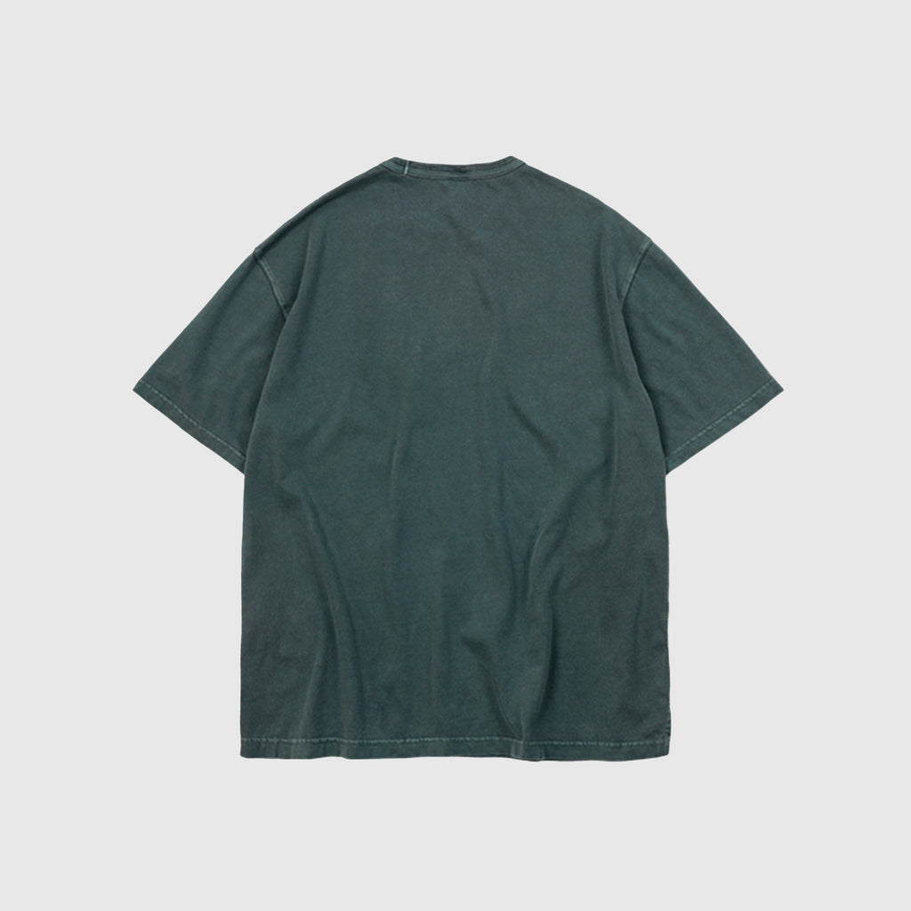 Frizmworks OG Pigment Dyeing Half Tee - Dark Green - Back