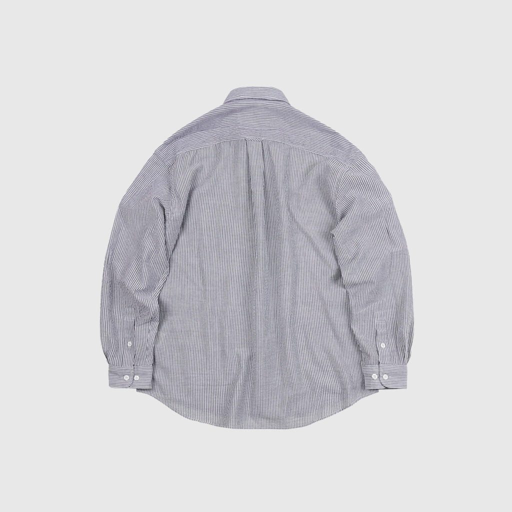 Frizmworks OG Stripe Seersucker Shirt - Black - Back