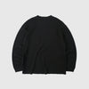 Frizmworks Oversized Waffle Pocket Tee 002 - Black - Back