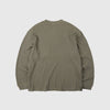 Frizmworks Oversized Waffle Pocket Tee 002 - Light Olive - Back