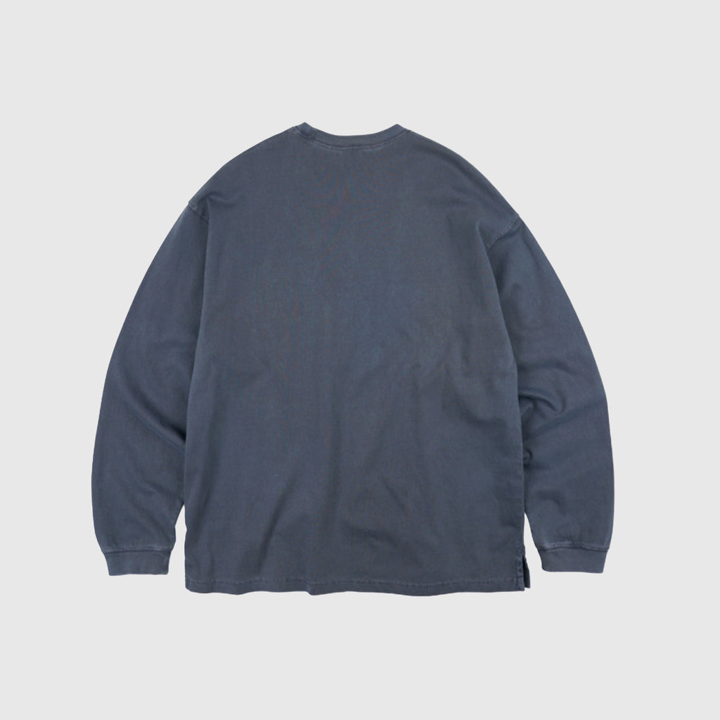 Frizmworks Pigment Pocket Long Sleeve Tee - Blue - Back