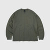 Frizmworks Pigment Pocket Long Sleeve Tee - Olive - Front