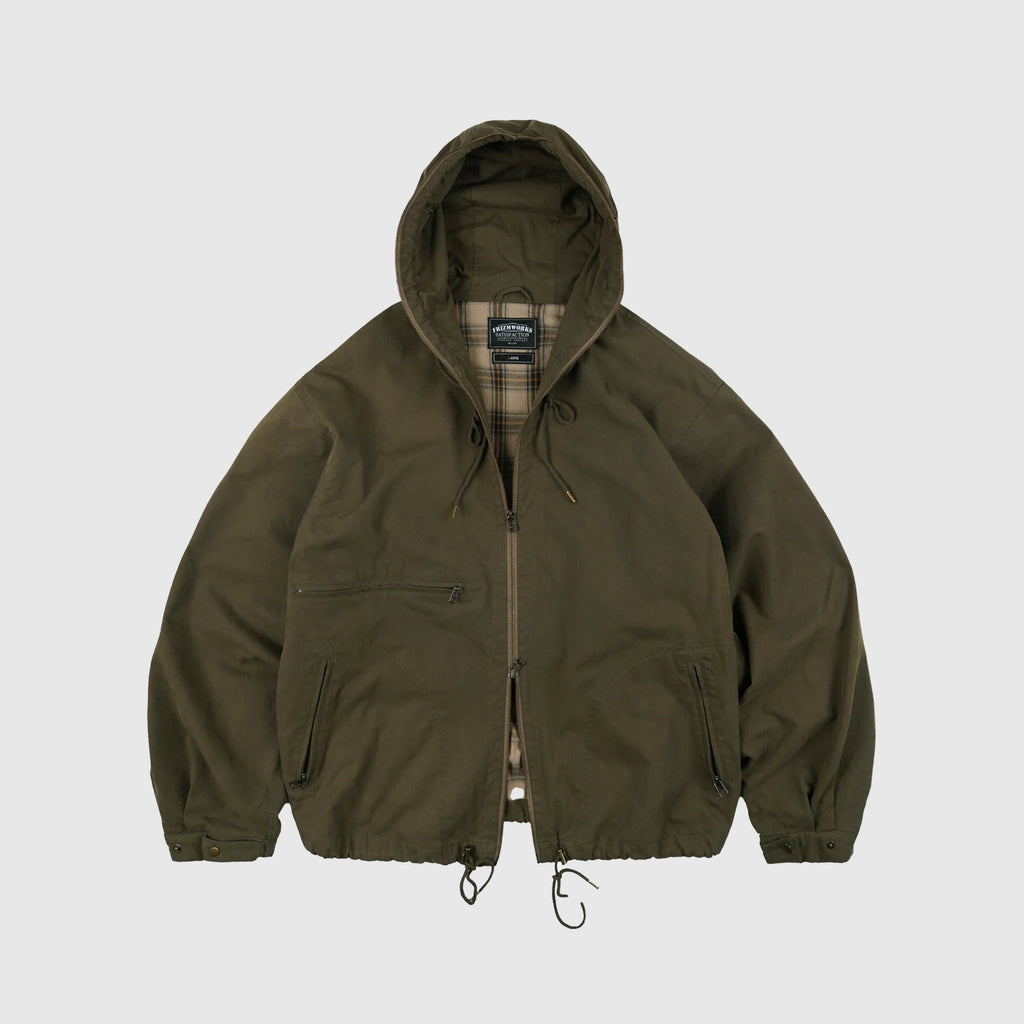 Frizmworks Sailing Hooded Parka - Olive - Front