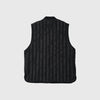 Frizmworks Stripe Quilted Mil Liner Vest - Black - Back