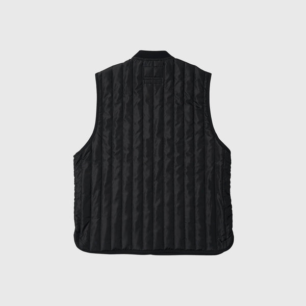 Frizmworks Stripe Quilted Mil Liner Vest - Black - Back